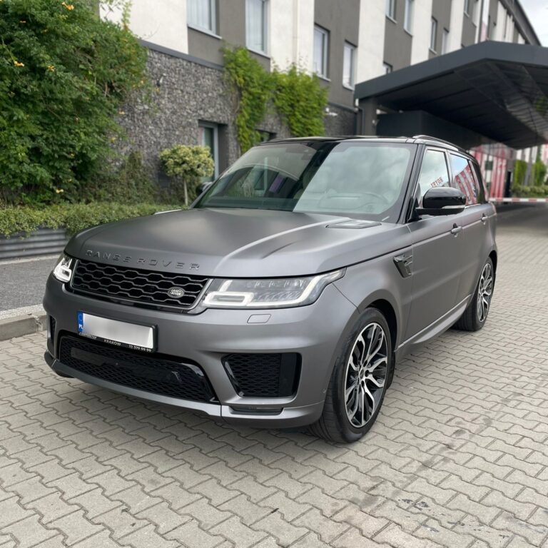 Zmrożenie lakieru Range Rover