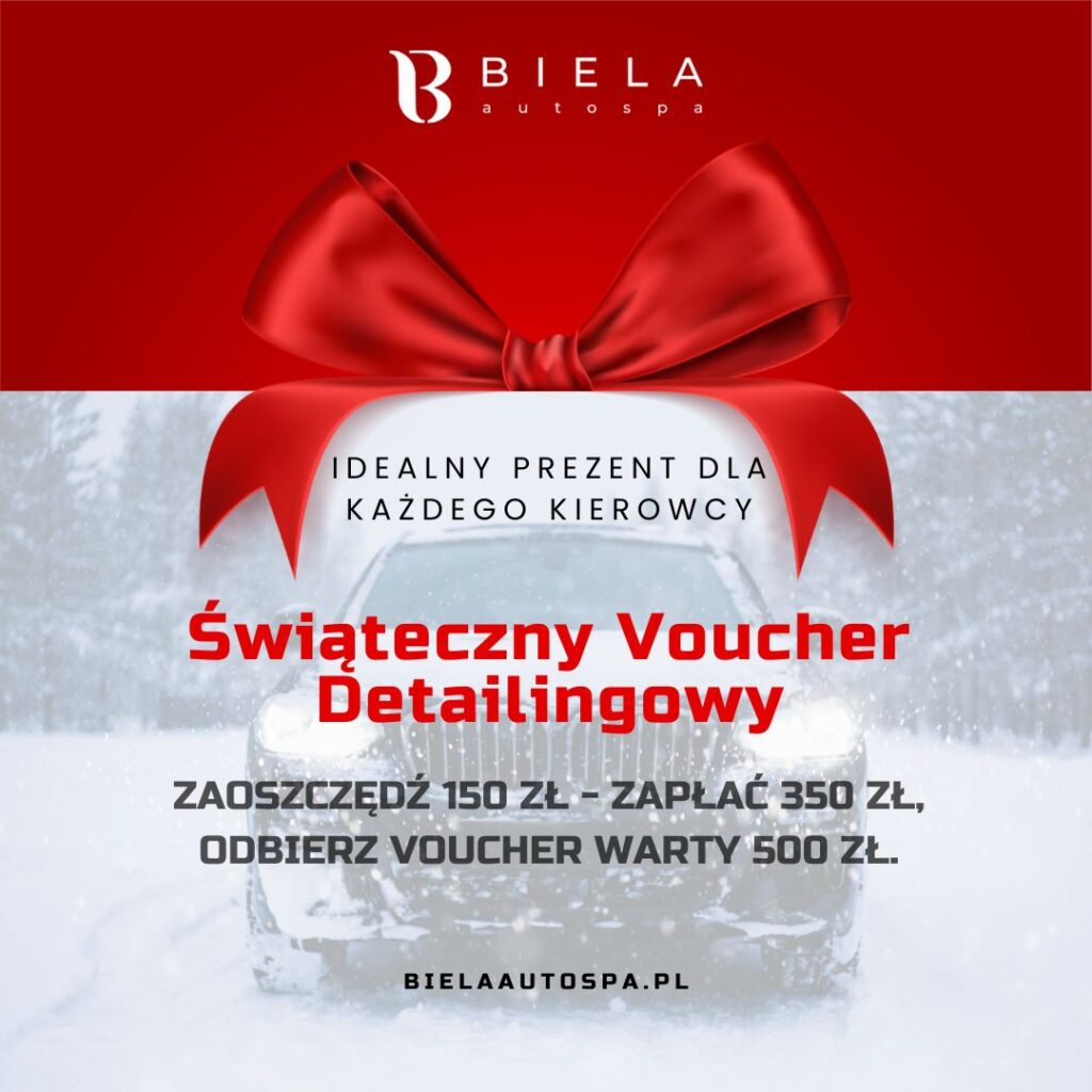 Świąteczny Voucher podarunkowy - Usługi Auto Detailingu