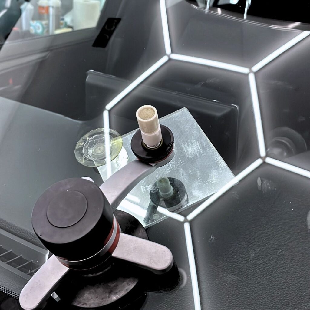 Odprysk na szybie naprawa