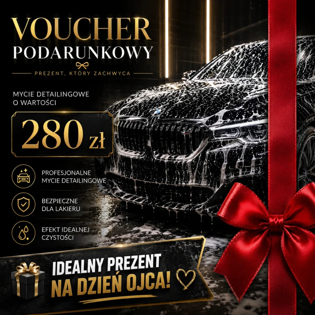 vouvher na myjnie ręczną na dzień ojca