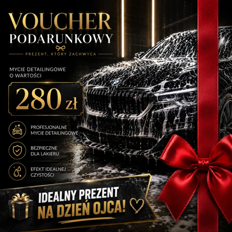 vouvher na myjnie ręczną na dzień ojca