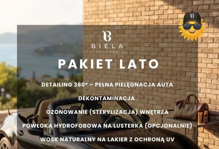 Pakiet Lato – pełna pielęgnacja auta za 699 zł
