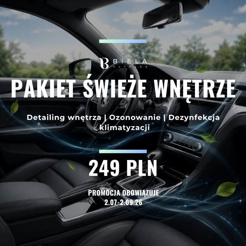 odświeżanie wnętrza samochodu